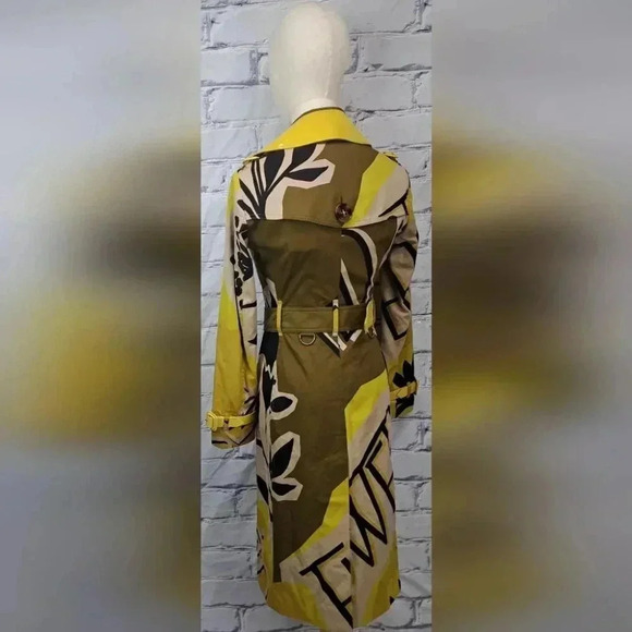 NWT Burberry Prorsum Trench Coat Jacket Willow Green Fashion Label $3999 2 US - Picture 6 of 16